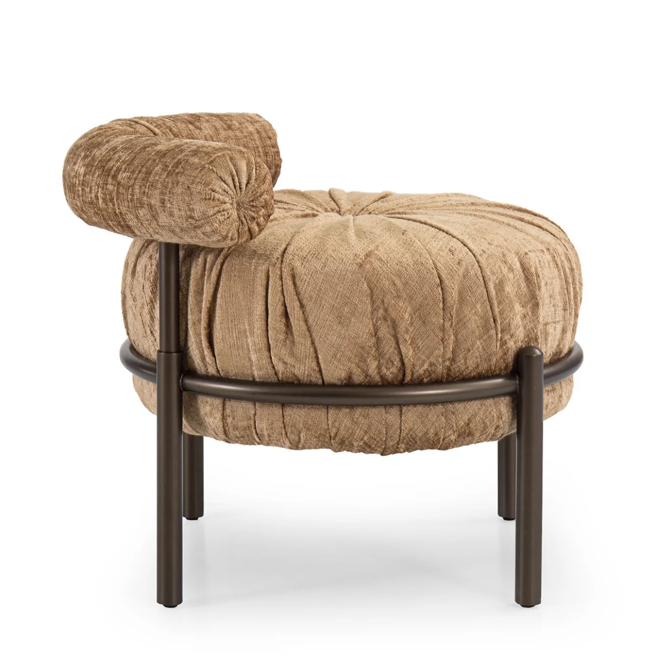 Sedia Lounge Rotonda Bonbon Beige