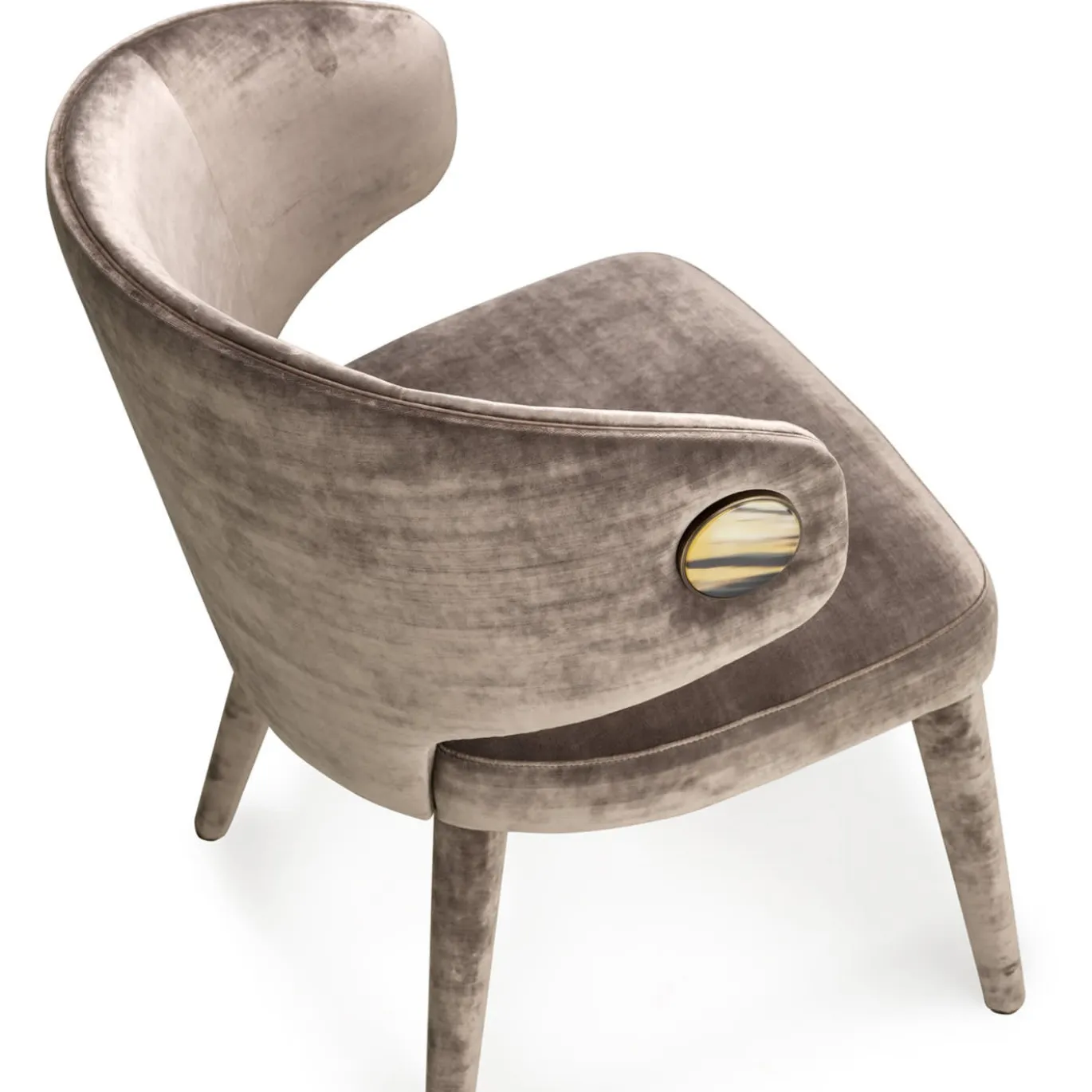 Sedia marrone CIRCE