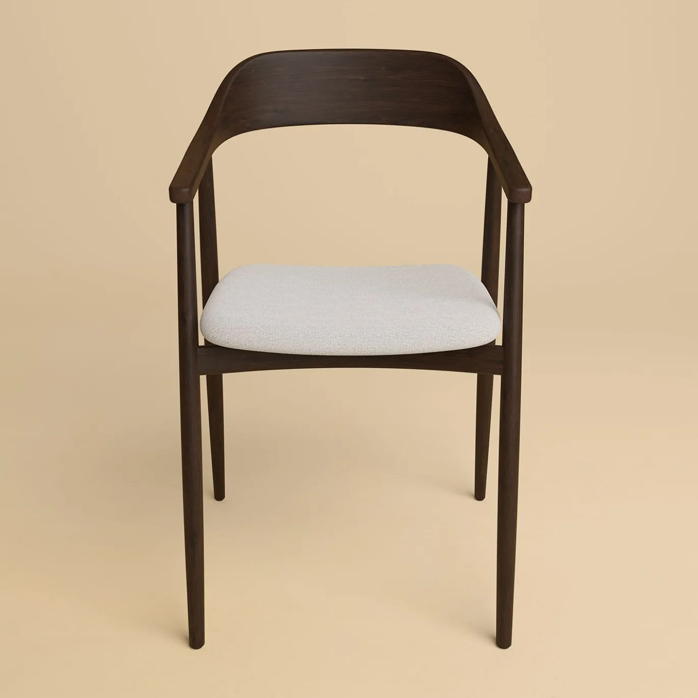 Sedia minimalista Mikura in Legno