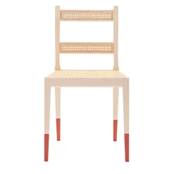 Sedia North con piedi rossi