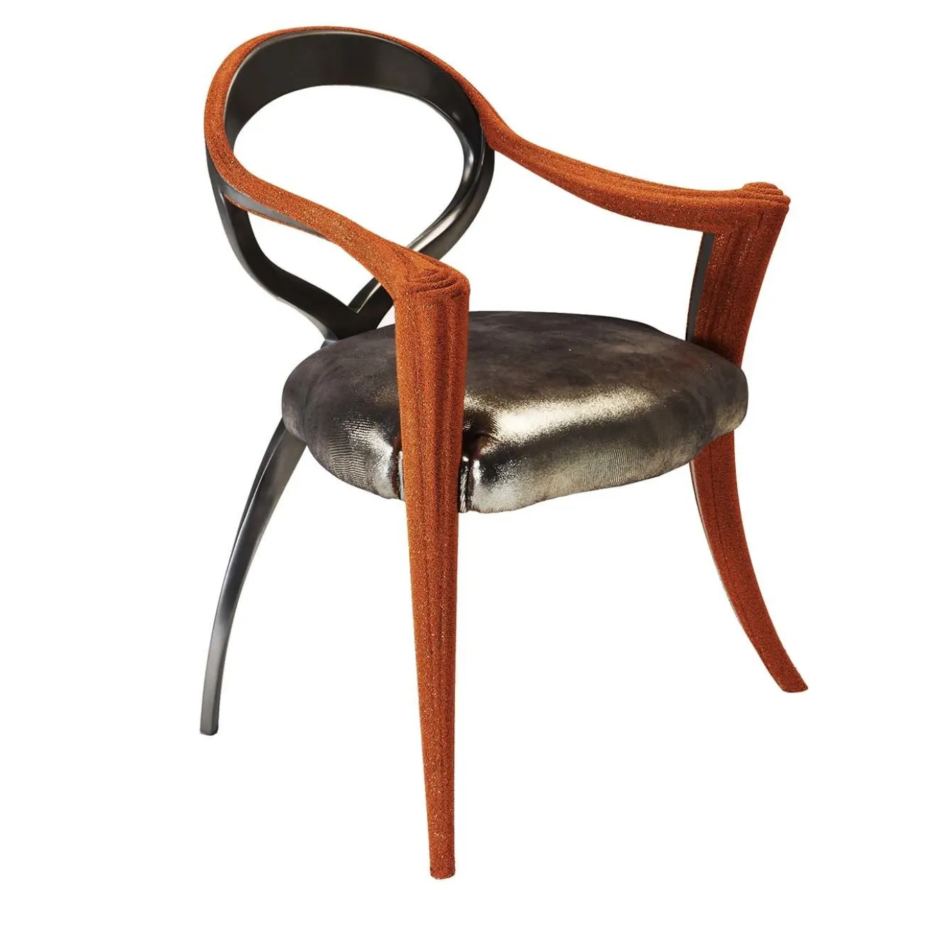 Sedia Opus red Caviar di Carlo Rampazzi