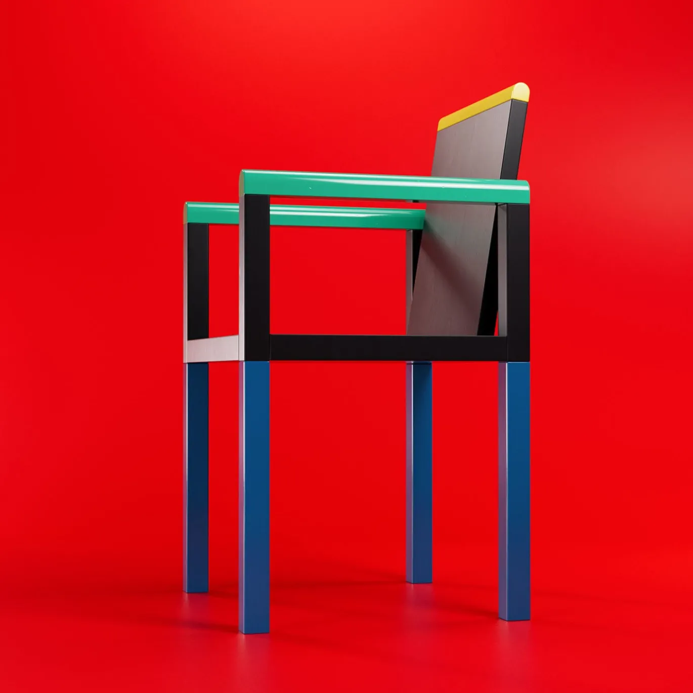 Sedia Palace di George Sowden - Memphis Milano