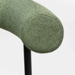 Sedia Pampa S verde e nera di Studio Pastina