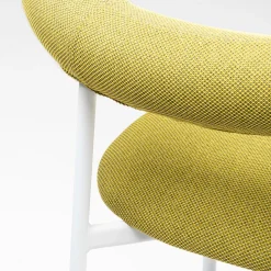 Sedia Pampa S verde lime e bianca di Studio Pastina