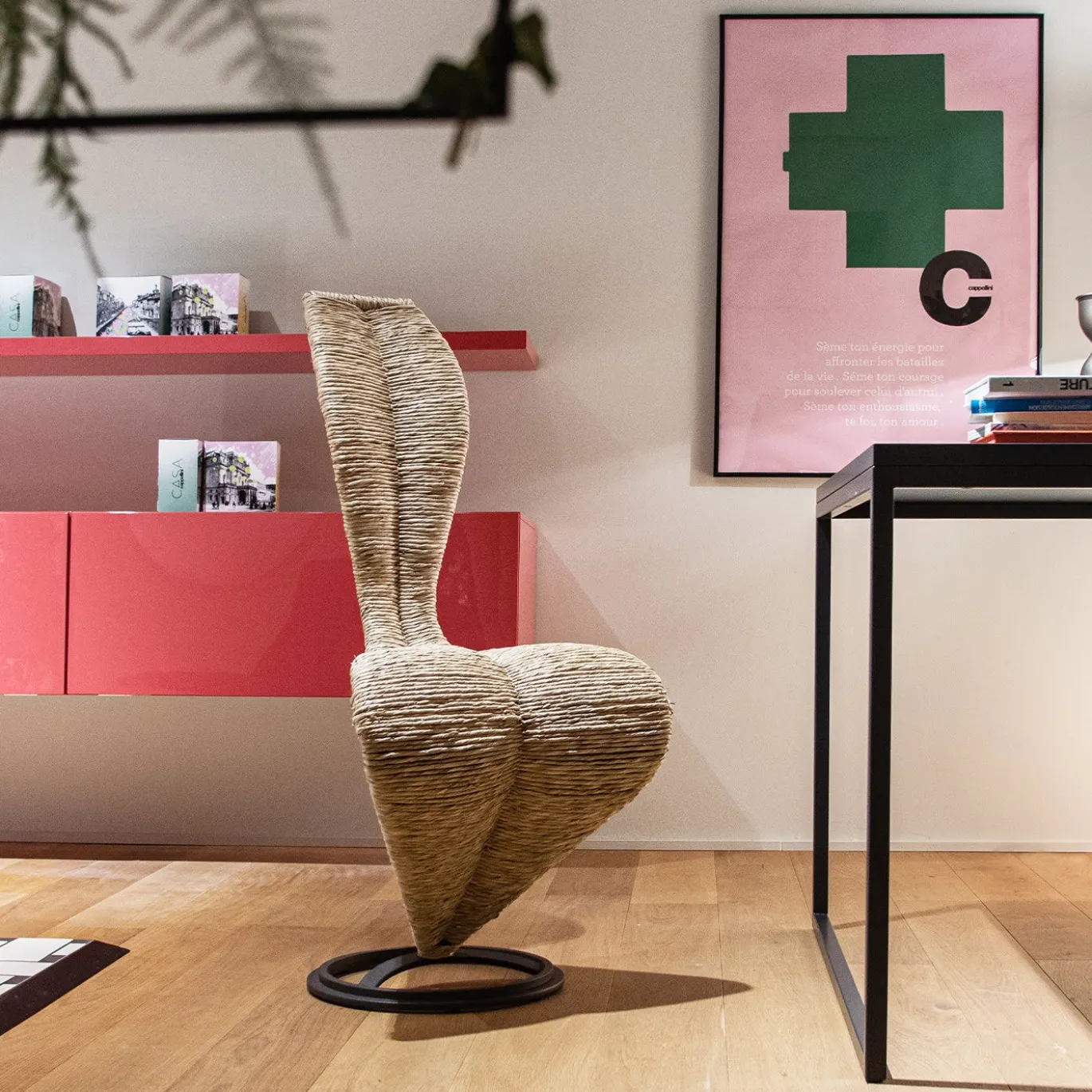 Sedia S-Chair Marrone di Tom Dixon