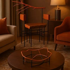 Sedia scultorea Trono del Re del Vento