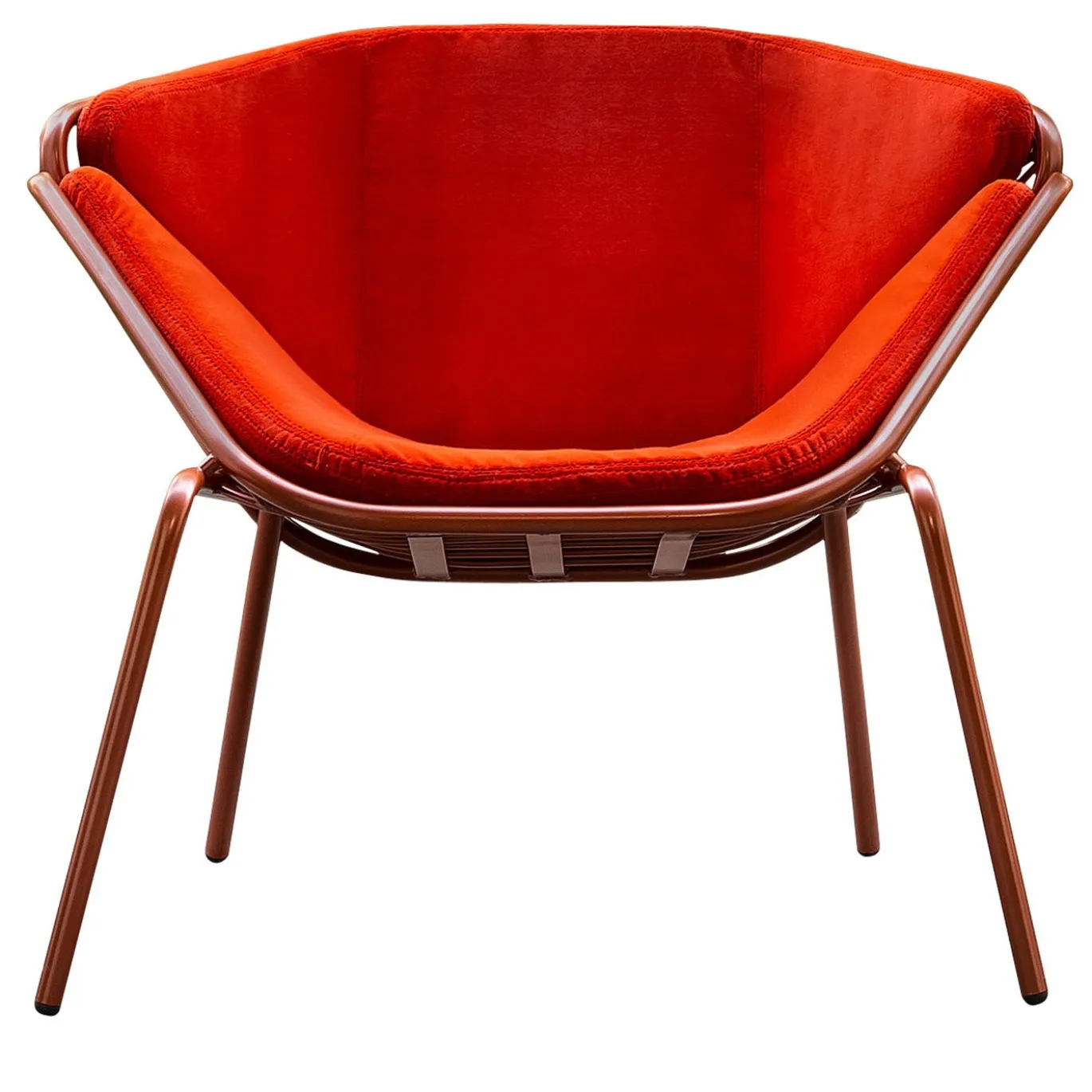 Sedia Skin Lounge Red Outdoor di Giacomo Cattani