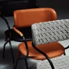 Sedia Spring Cognac di Front