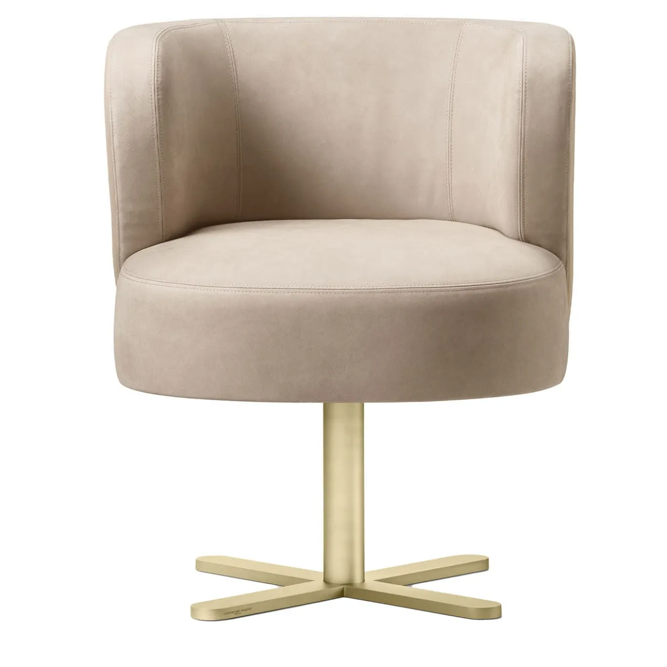 Sedia Spritz In Pelle Beige Di Lorenza Bozzoli