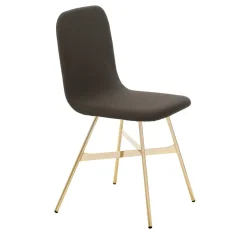 Sedia Tria Simple Gold Topia Coffee Brown