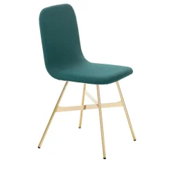 Sedia Tria Simple Gold Wool Tide Blue