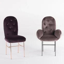 Sedia Ttemic viola scuro di Matteo Cibic