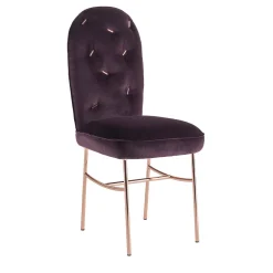 Sedia Ttemic viola scuro di Matteo Cibic