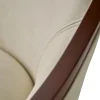 Sedia Tully beige e noce
