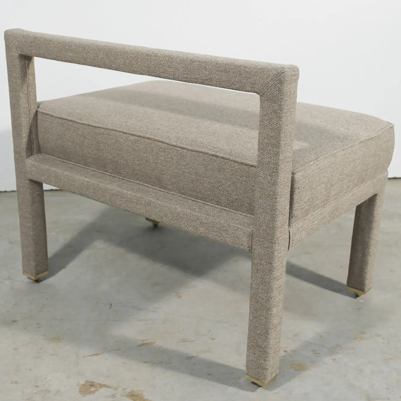 Sedia Vanity imbottita beige