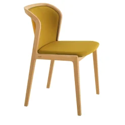 Sedia Vienna Faggio Naturale Curry Ocra