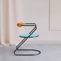 Sedia Z-Disk in Acciaio