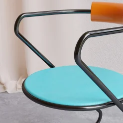 Sedia Z-Disk in Acciaio