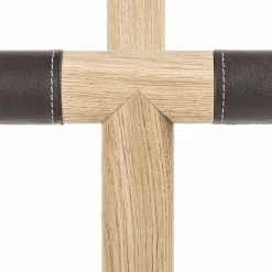 Servomuto Patrick in Legno di Rovere con Base in Marmo Bianco