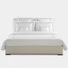 Set copripiumino BACCHETTA in cotone satinato bianco