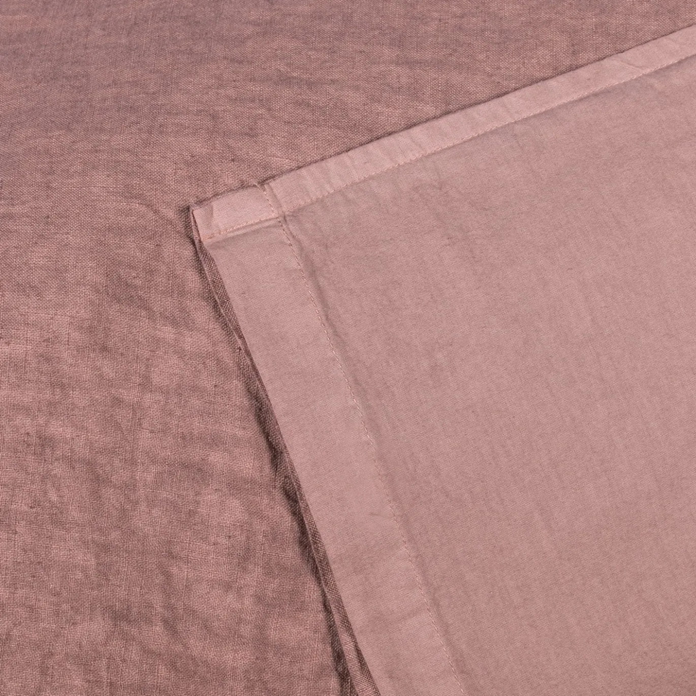Set copripiumino Boreale in lino e cotone rosa