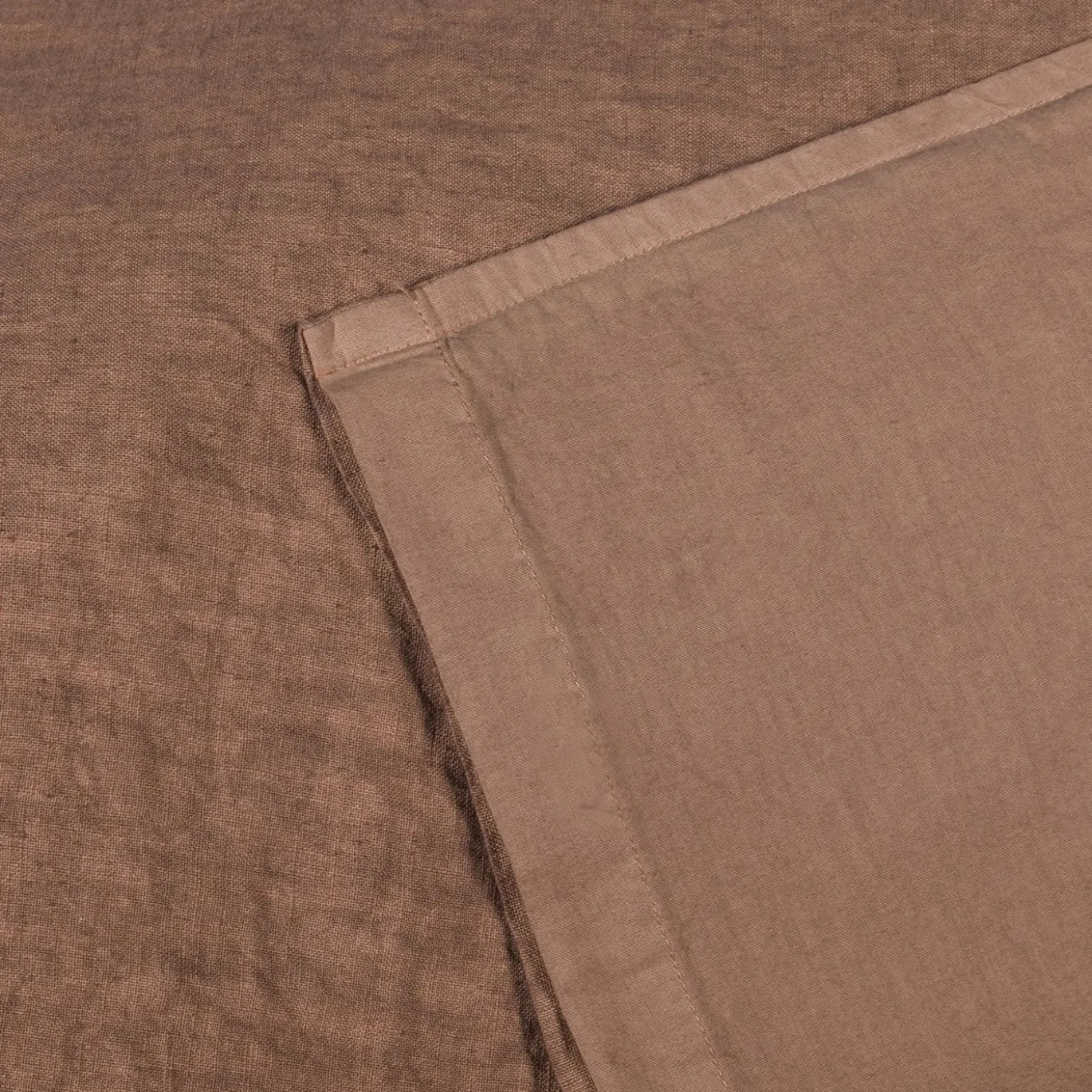 Set copripiumino Boreale in lino e cotone con tonalità terra