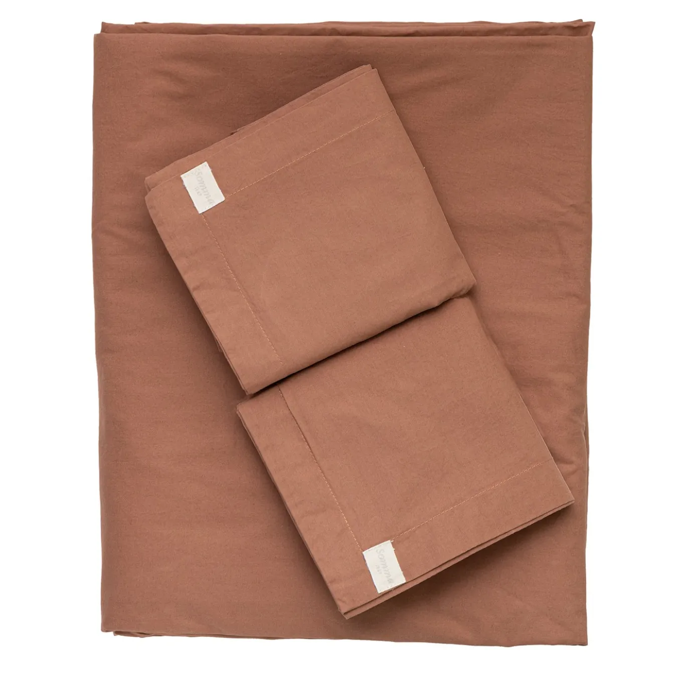 Set copripiumino Memoria in cotone organico arancione