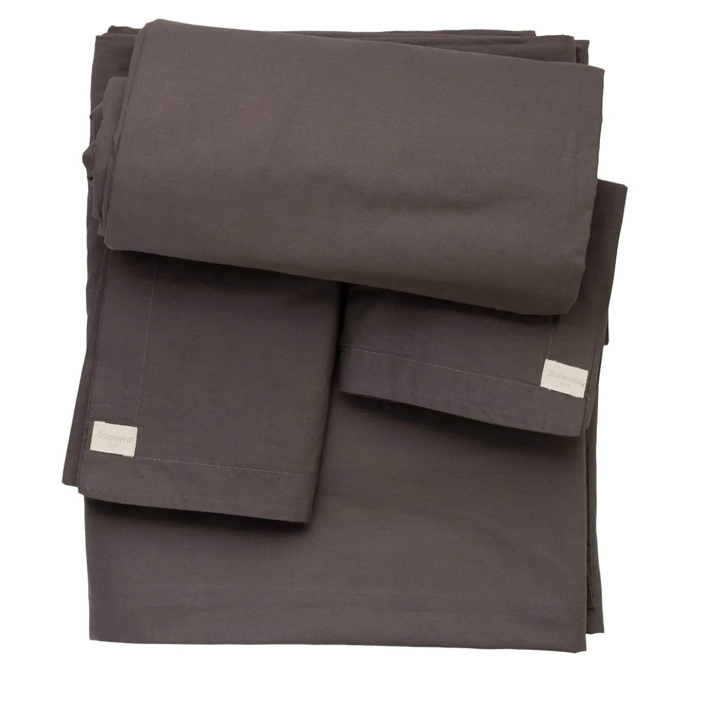 Set copripiumino Memoria in cotone organico marrone