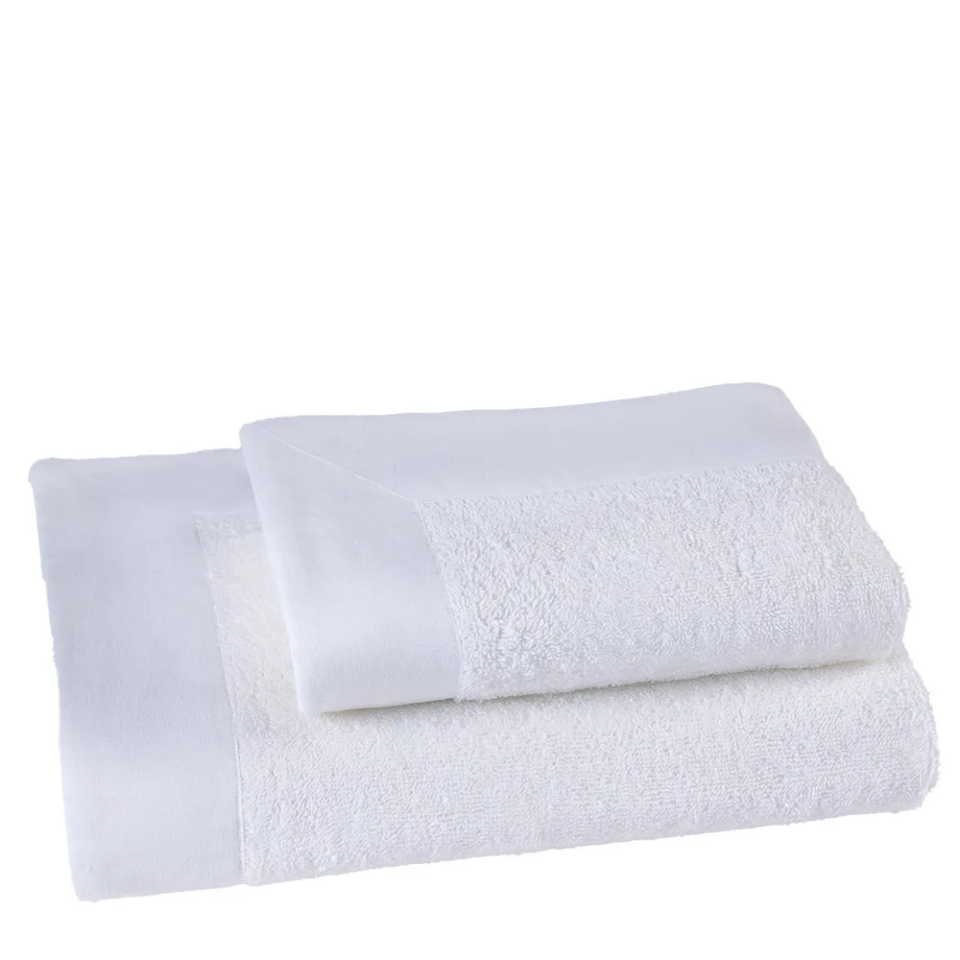 Set di asciugamani bianchi Kanapa