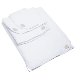 Set di 5 asciugamani crema assortiti