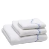 Set di asciugamani da bagno bianchi Oriente