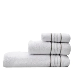 Set di asciugamani da bagno Bourdon bianchi