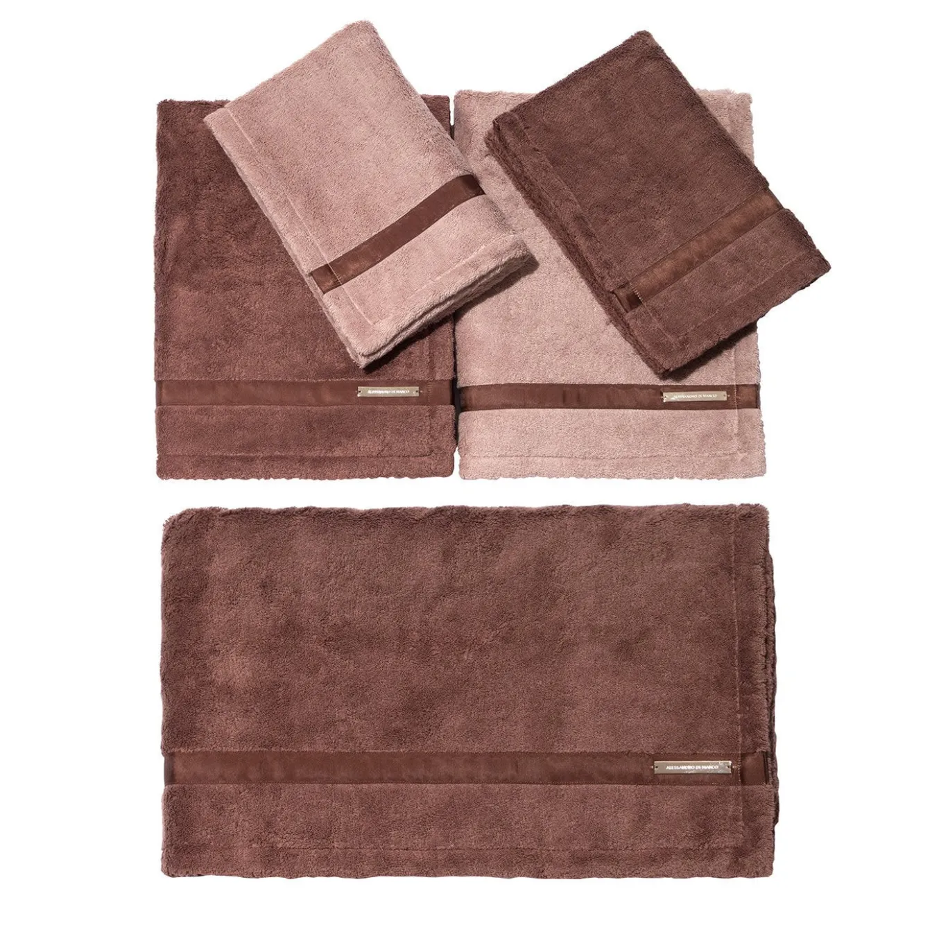 Set di asciugamani da bagno grandi - Moka