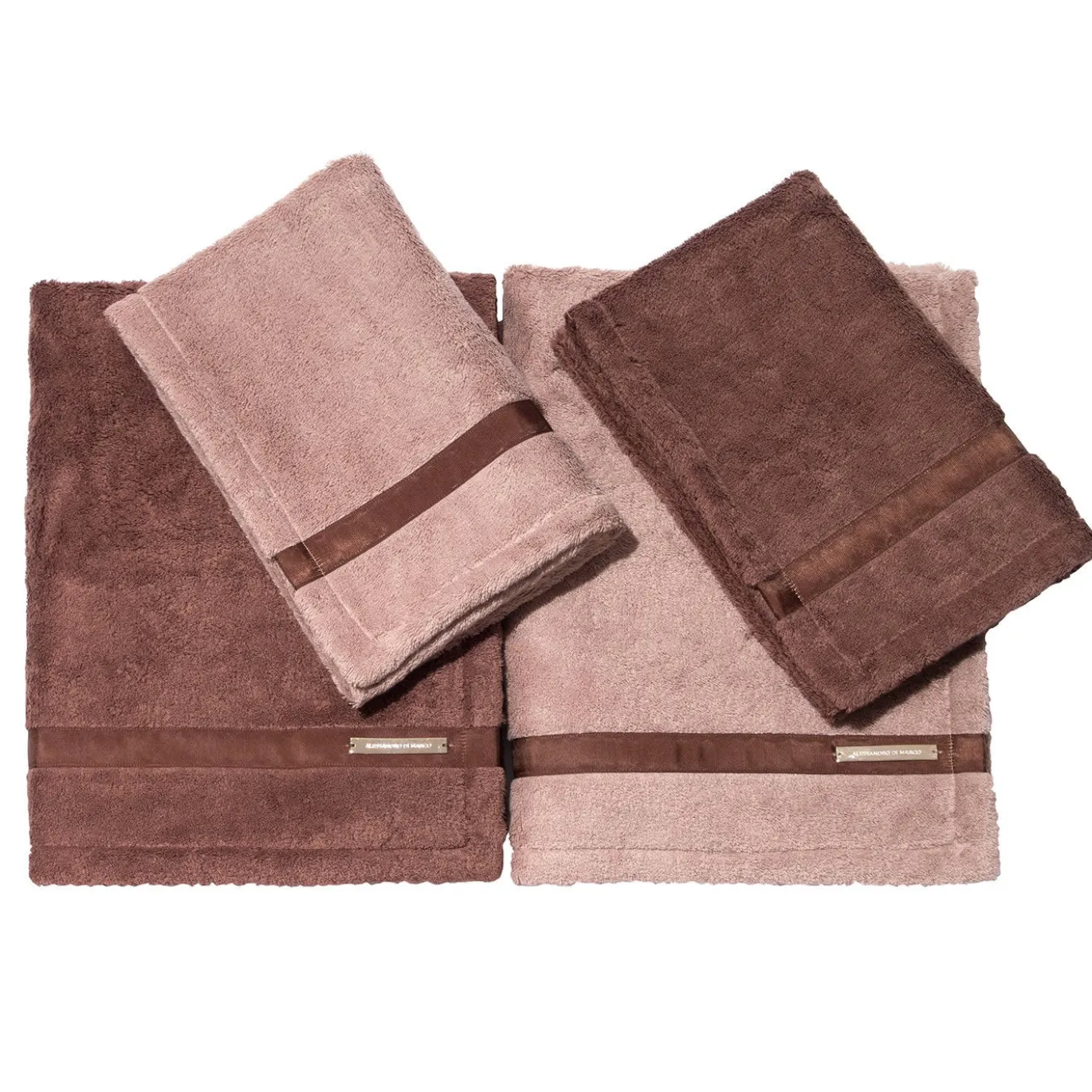 Set di asciugamani da bagno grandi - Moka