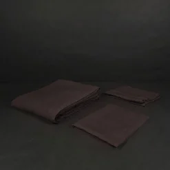 Set di Biancheria da Letto Arezzo Brown in Lino Puro