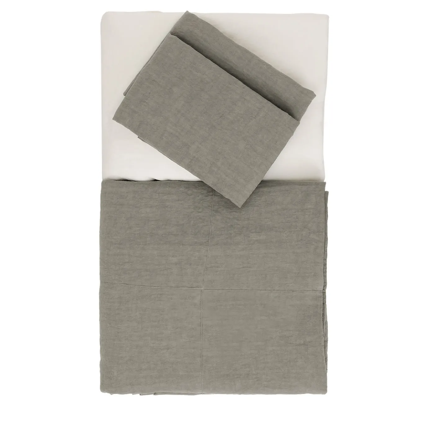 Set di biancheria da letto invernale Taupe