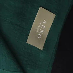 Set di biancheria da Letto Lagoon Green in Lino Puro