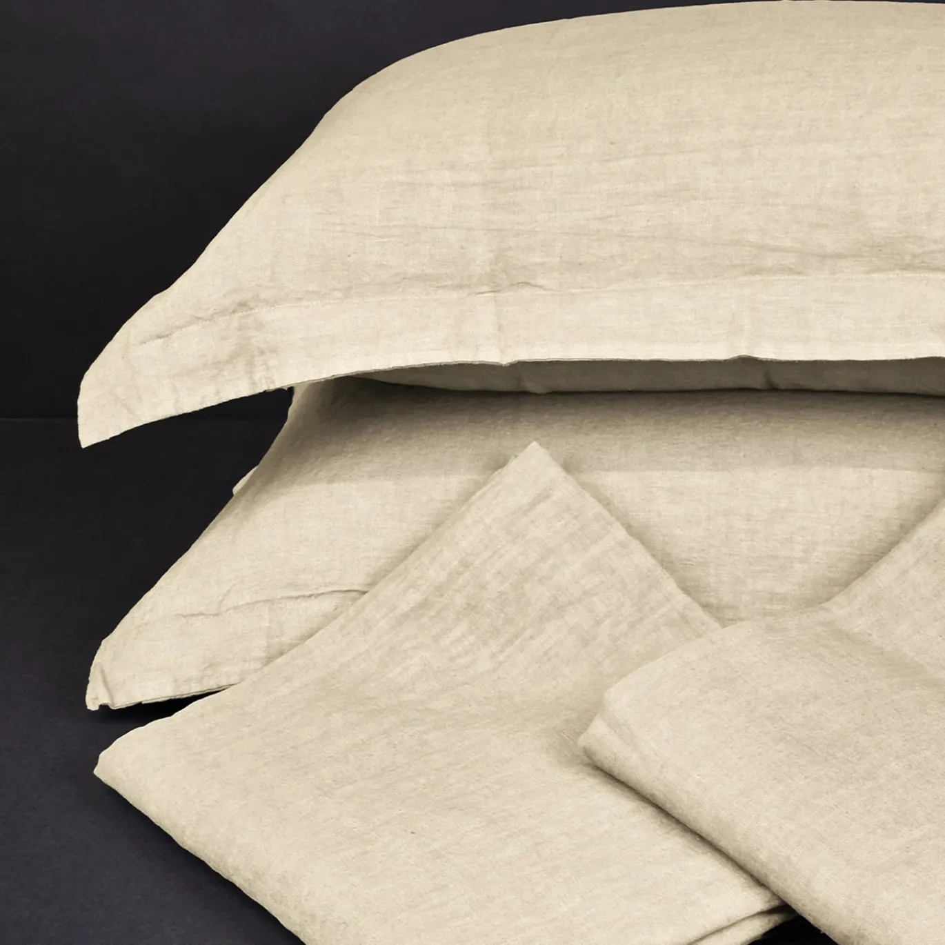 Set di biancheria da letto Sandstone in lino puro