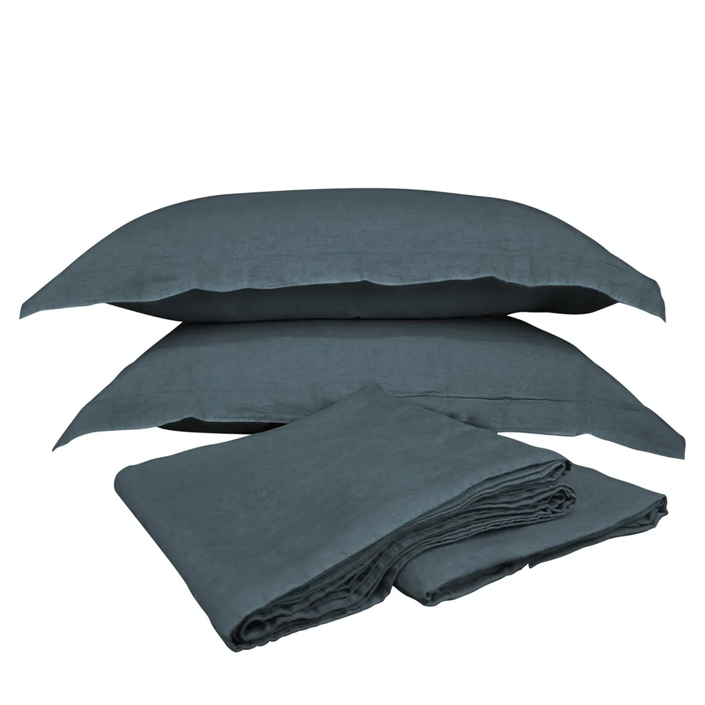 Set di biancheria da letto Sky Blue in lino puro