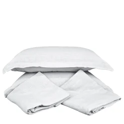 Set di Biancheria da Letto White in Lino Puro