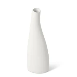 Set di 3 bottiglie decorative bianche