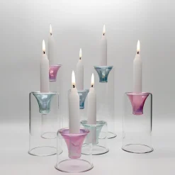 Set di 3 candelabri Tharros verdi