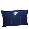 Set di 2 cuscini rettangolari resistenti all'acqua di colore blu