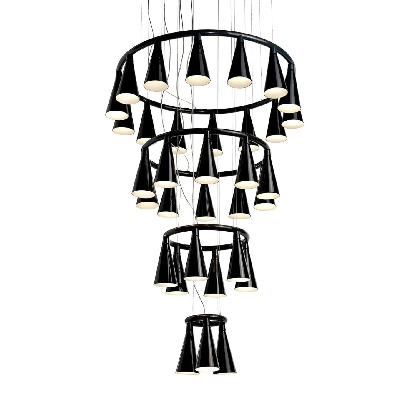 Set di lampadari Komori 01 di Nendo