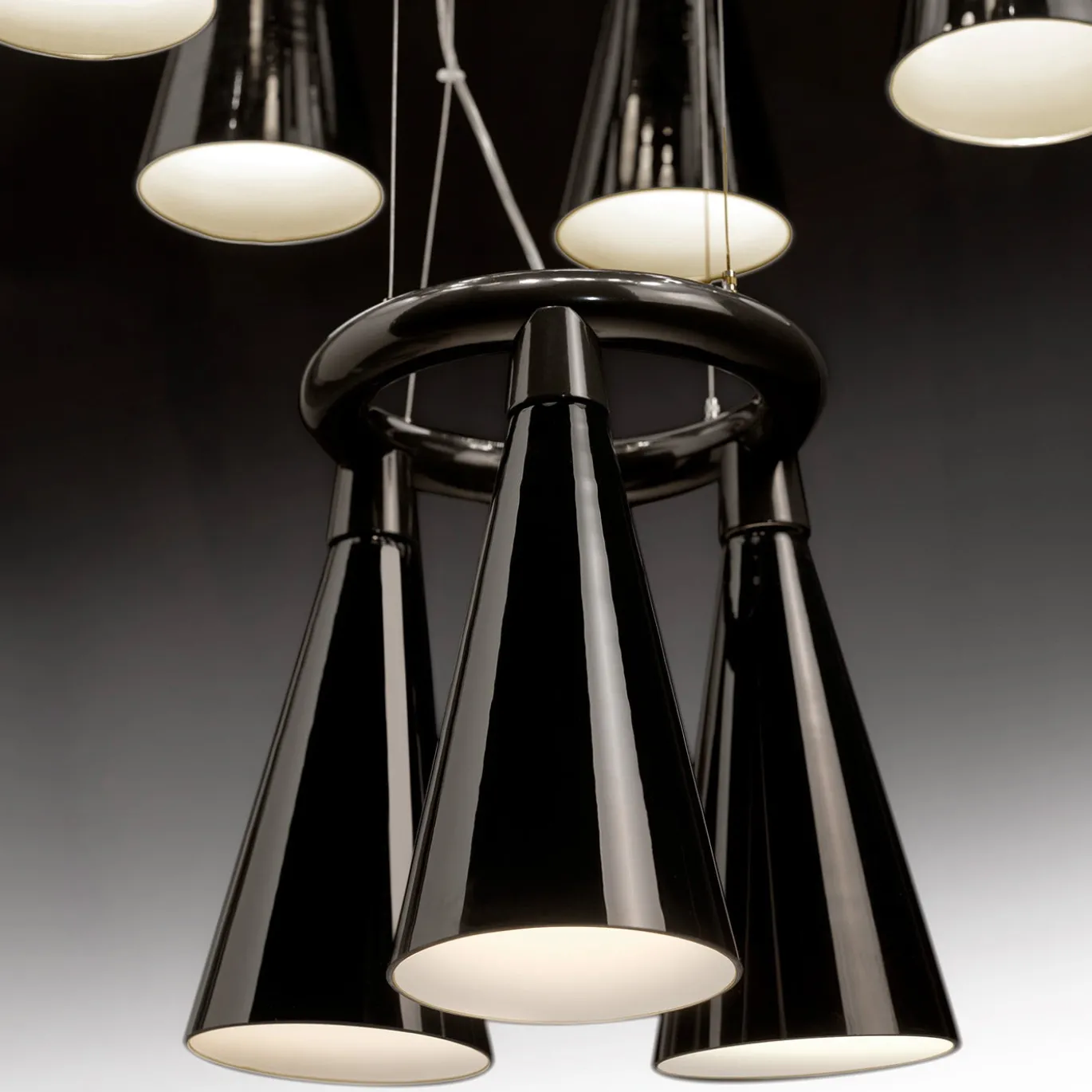 Set di lampadari Komori 01 di Nendo