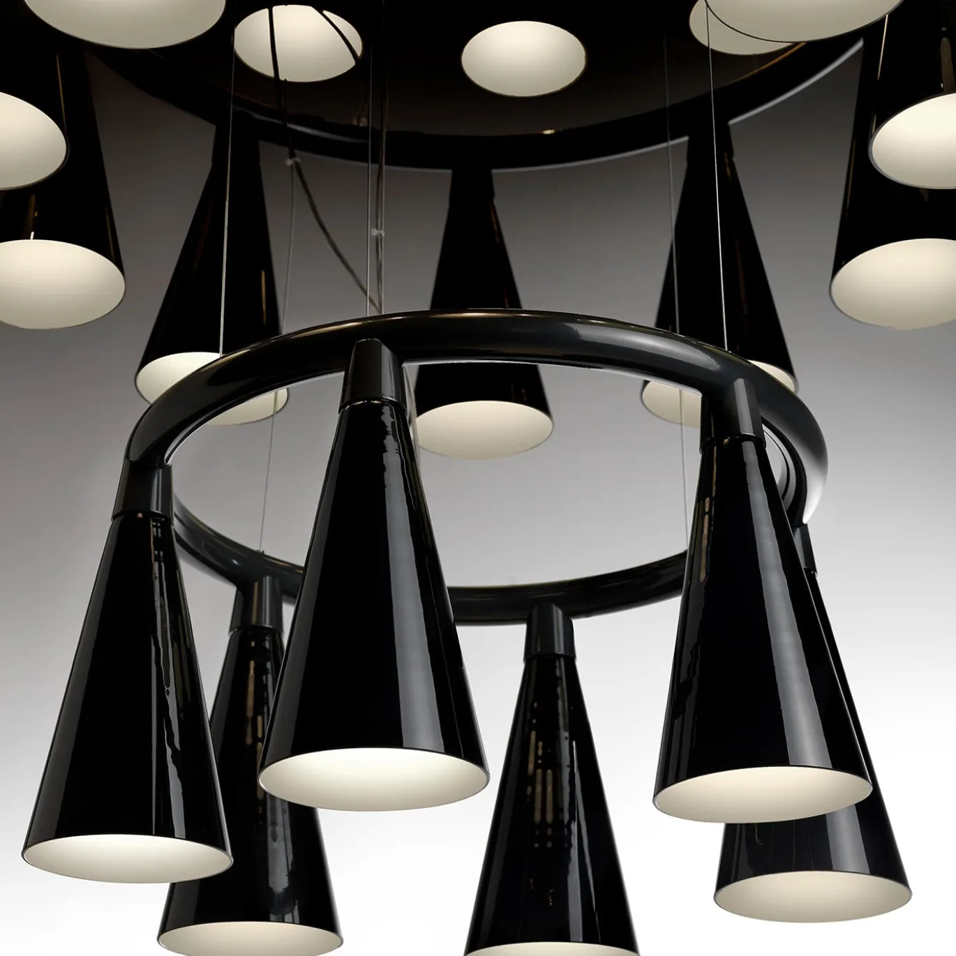 Set di lampadari Komori 01 di Nendo