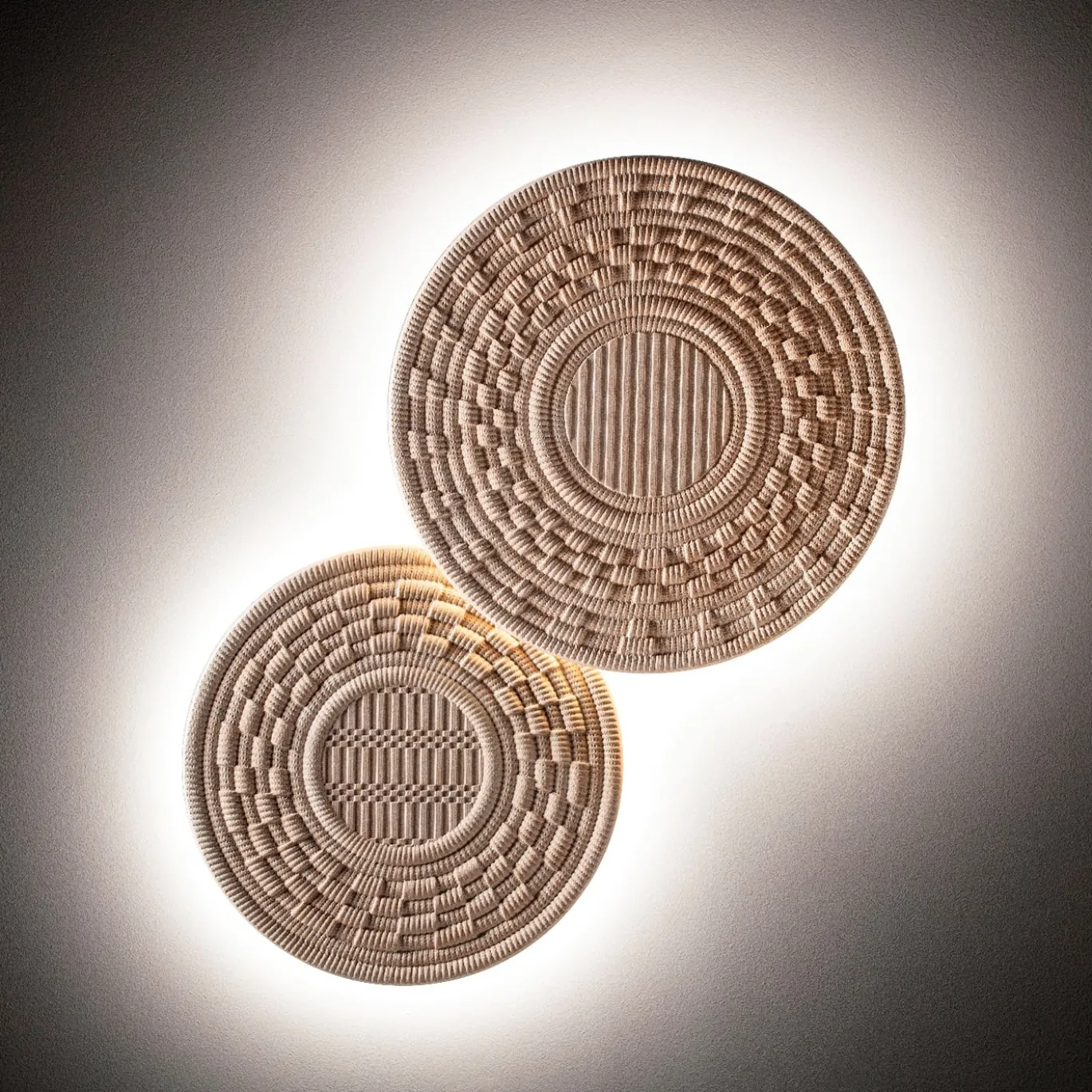 Set di 2 lampade da parete Còrbulas di Pierluigi Piu