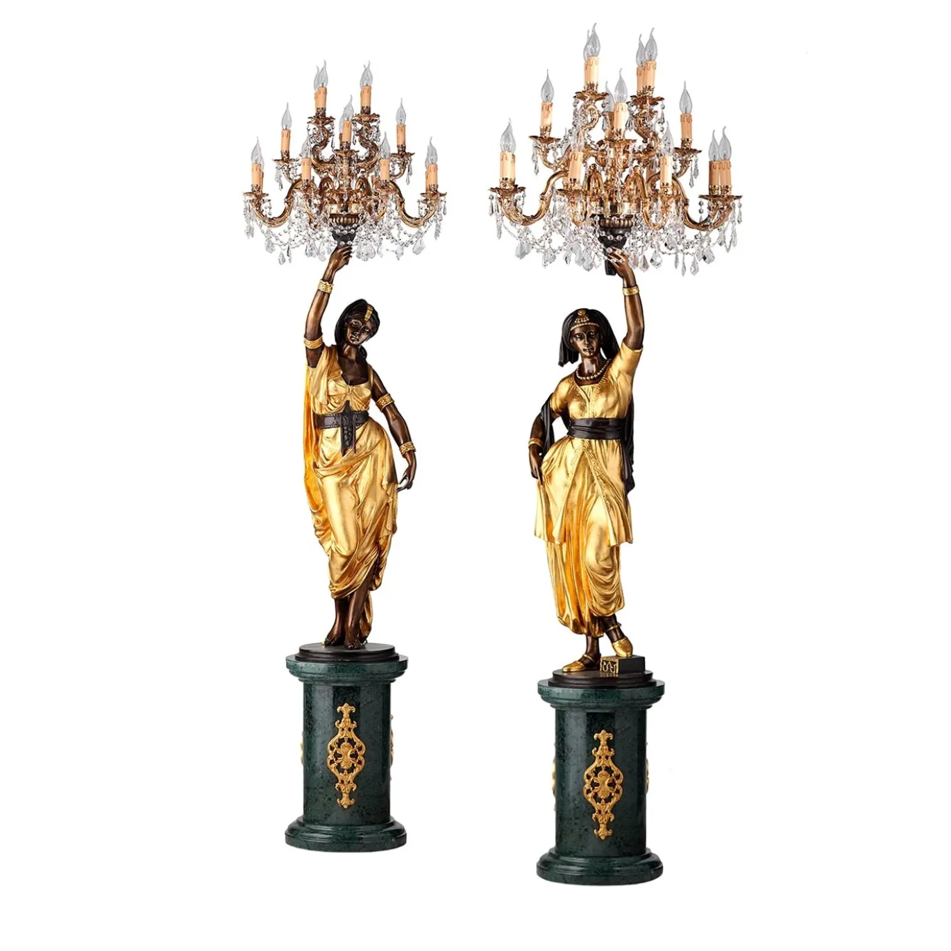 Set di 2 lampade da terra Gitane
