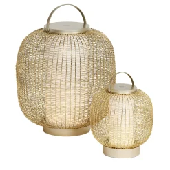 Set di 2 lanterne ricaricabili Trilly