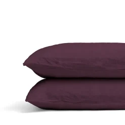 Set di Lenzuola King Size in Lino colore Amarena